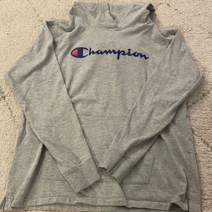 Champion grey hoodie
